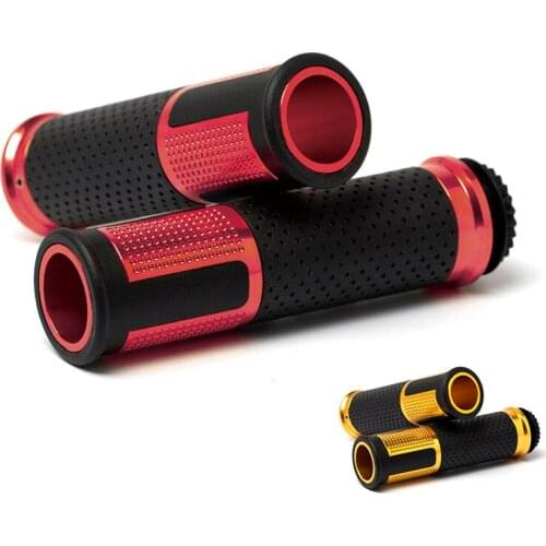 For Piaggio Vespa GTS 300 Motorbike Hand Grips Rubber Aluminum Scooter Accessories Motorcycle Handlebar Grips 22mm