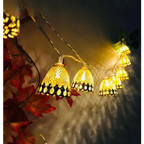 Led Christmas Light String Christmas Room Courtyard Decoration Pendant Holiday Lantern Battery String Lights Outdoor Indoor Deco