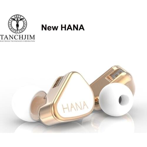 Tanchjim HANA New Version New HANA Dynamic HiFi In-Ear Monitors Headset with 0.78 2Pin Detachable Cable Earbuds