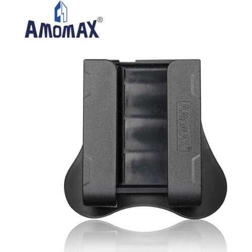 Amomax tactical universal shotshell carrier, fits 12GA shot, hold 4 rounds shots, length 60mm to 76mm