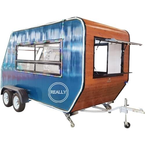 On Sale Shawarma Outdoor Food Cart Street Food Kiosk Coffee Carts Mobile Food Trailer