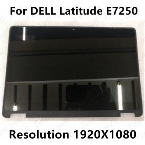 12.5" inch LCD assembly LP125WF1-SPG1 For Dell Latitude E7250 LCD Touch Display screen Digitizer FHD 1920*1080