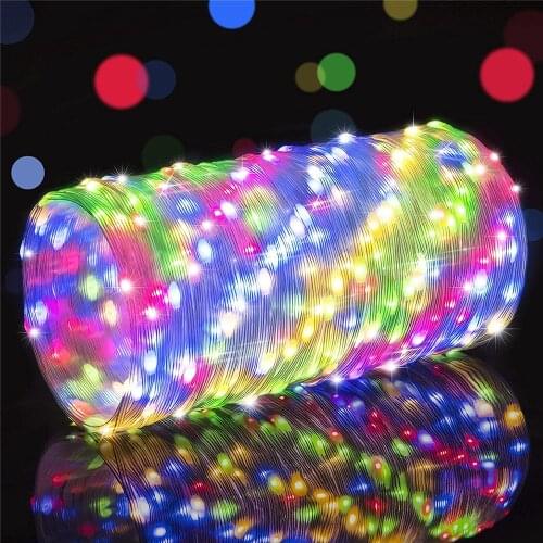 50M 100M Street Garland With 24V Transformer Outdoor Fairy String Lights Holiday Decoration For New Year Christmas Decors