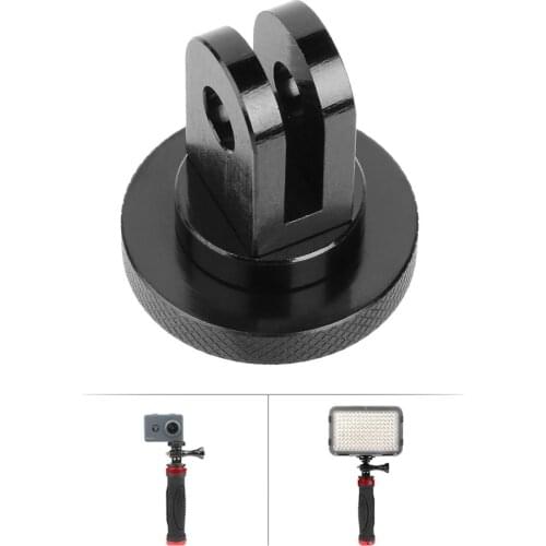 CNC Aluminium Alloy 1/4 Mini Tripod Adapter Mount Holder for GoPro Hero 7/6