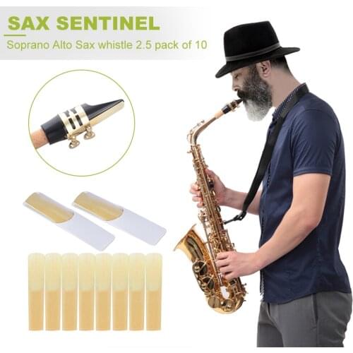 10pcs Eb Alto Saxophone Reeds Strength 2.5 Sax Woodwind Instrument Accessories for Music Lovers Playing Accessories