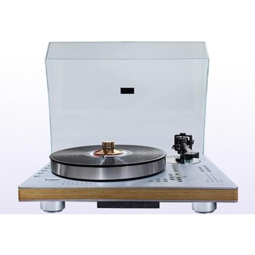 Amari vinyl record player SD-20 LP record player with tone arm cartridge, sing and put disc suppression governor