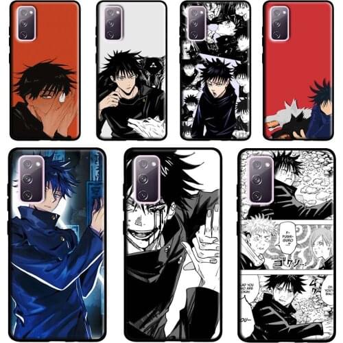 Jujutsu Kaisen Fushiguro Megumi For Samsung Galaxy Note 20 Ultra Note 10 Plus S20 FE S8 S9 S10 Plus S21 Ultra Case Cover
