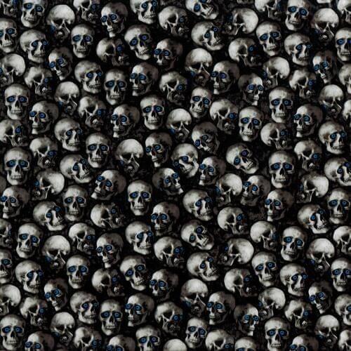 CSKW065-2 0.5m wide skull hydrographic film transfer 20m length water transfer printing for car