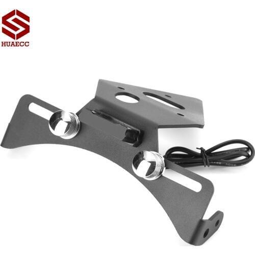 Motorcycle Rear License Plate Mount Holder for Triumph Daytona 600 675 900 1000 1200 Street Triple R S RX S RS 2013-2019