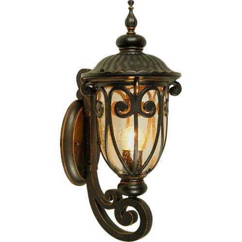 Europe outdoor Wall lamp garden lights Lampshade E27 Edsion light aluminum baking vintage wall light