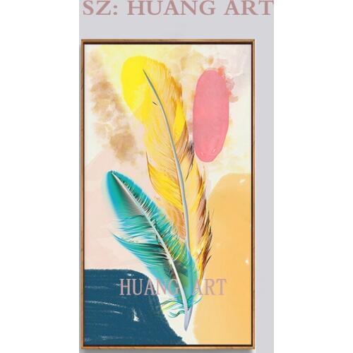 Skilled Artist Hand-painted High Quality Heavy Textured Flower Tree Oil Painting on Canvas 3D Thick Oil Painting for Living Room