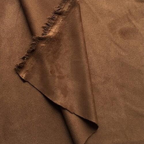 Soft Thin Beige Stretch Double Fleece Knitted Fabric For Dress Shirts, Pink, Apricot, White, Black, Blue, Green, By The Meter