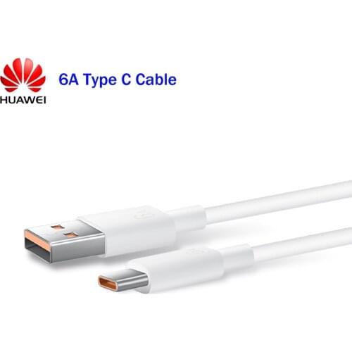 Original Huawei Mate 40 Pro Supercharger Cable 100cm 6A Super Fast Flash Charging Type C Cables For HUAWEI P40 Pro Mate 40 Pro