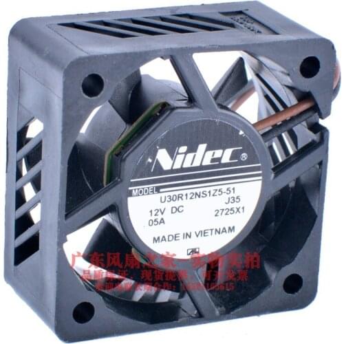 Original U30R12NS1Z5-51 3cm 3015 12V 0.05A small equipment cooling fan