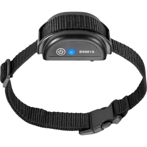 Recording Voice Dog Bark Collar - 5 Levels Static Shock Bark Control Collar Rainproof and Rechargeable BS661S