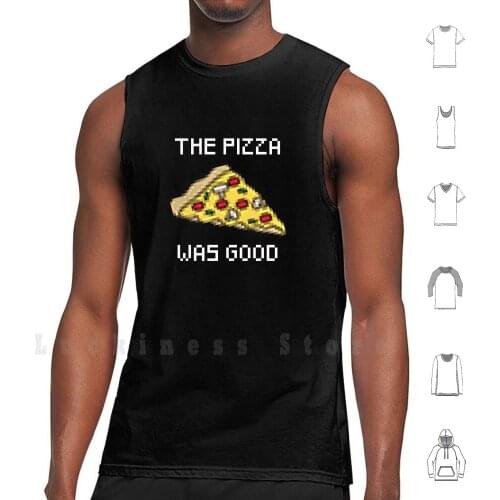 The Pizza Was Good - Bitcoin The Beginning. tank tops vest 100% Cotton Bitcoin Btc Crypto Cryptocurrency Money Cash War Satoshi