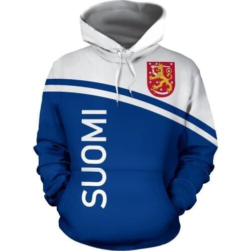 PLstar Cosmos 3DPrint Newest Finland Suomi Flag Unique Amazing Harajuku Casual Pullover Streetwear Unisex Hoodies/Zip Style-6