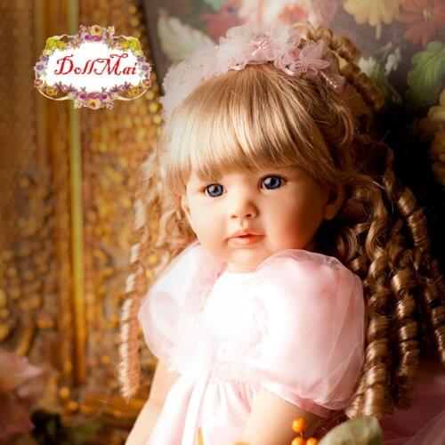 Reborn baby doll princess dolls for girls 24"60cm silicone vinyl limbs stuffed body children juguetes reborn toddler toys