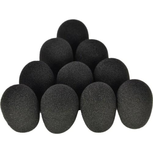RipengPI 10 Pcs/Set Mic Foam Microphone for -Logitech G433 G533 G633 G933 G935 Headphone