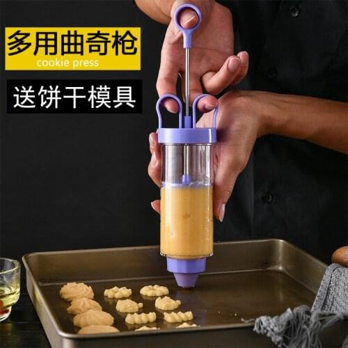 Manual Cookies Mold Gun DIY Pastry Syringe Extruder Cake DIY Tools Baking Accessories