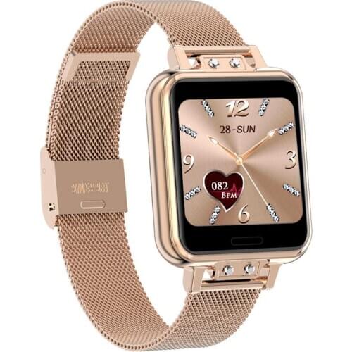 ZL13 Smart Watch Women Stainless Steel Color Screen Smartwatch with Heart Rate, Blood Pressure, Female Health, and Notifications