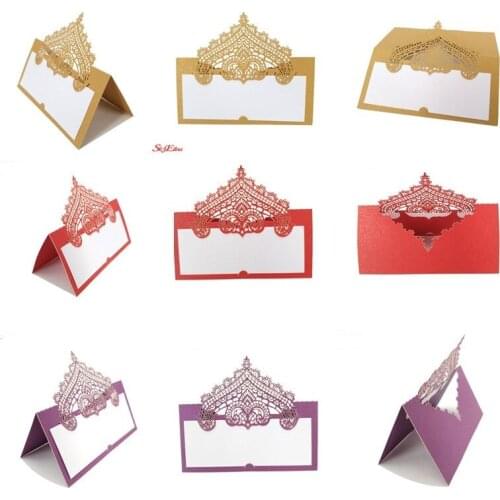 100pcs Place Name Cards Birthday Party Message Greeting Card Wedding Decoration Table Name Card Event Party Supplies 7zSH935