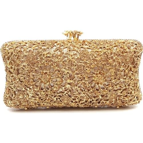 Women evening party best quality handbag diamonds elegant ladies purses luxury crystal clutches bridal wedding party purses bag