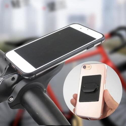 1 Set Phone Sticker Mount Adjustable Strong Adhesive Silicone Bike Cell Phone Back Sticker for Car Phone Sticker