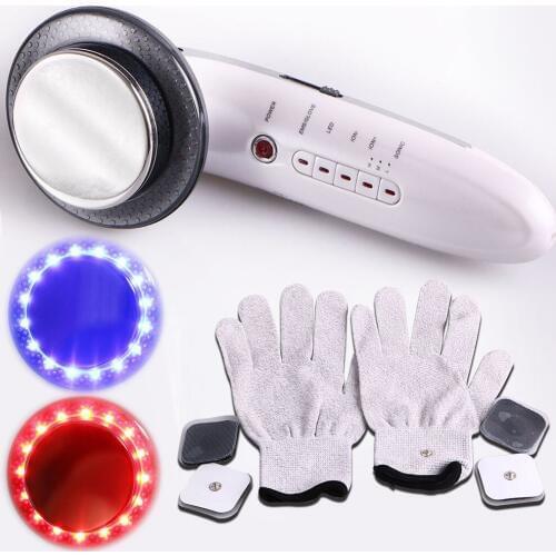 1 Mhz EMS Body Beauty Slimming Massager Ultrasound Microcurrent Weight Loss Mechine Anti Cellulite Fat Burner Galvanic Infrared