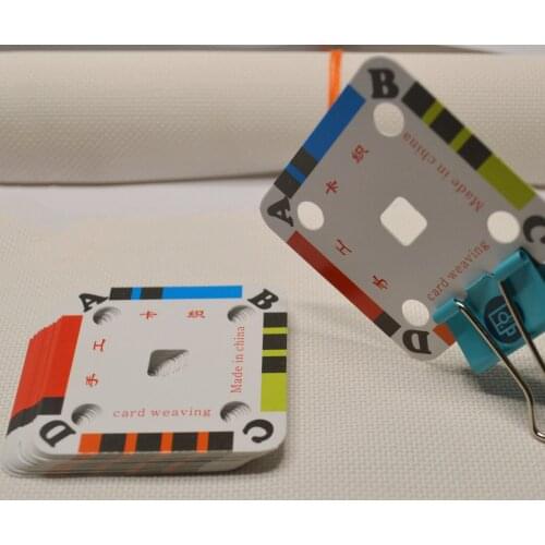 100Pcs Weaving Cards for Loom Craft Weaving Supplies Gifts for Friends