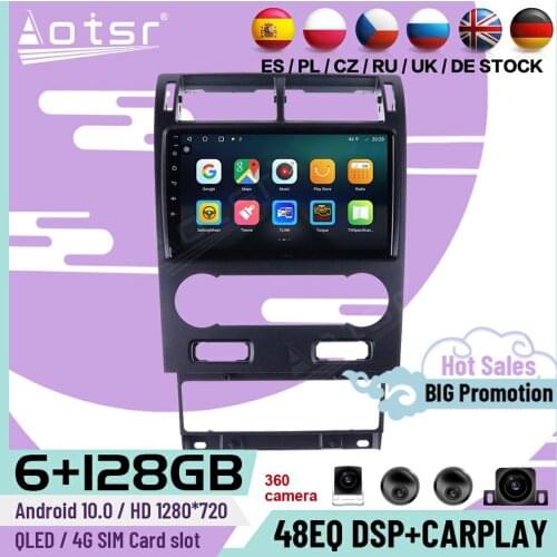 6+128G Carplay MUltimedia Android 10 Player For Ford Mondeo 2004 2005 2006 2007 GPS Navigation Auto Car Radio Receiver Head Unit