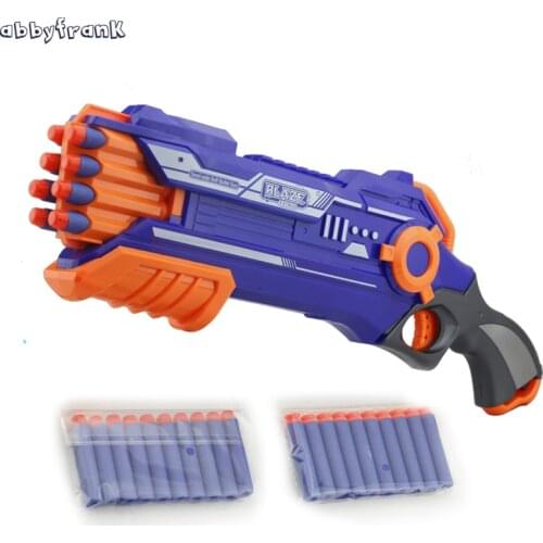 Abbyfrank Plastic Toy Gun Airsoft Pistol Gun Sniper Rifle Blaster 20 Soft Bullets Weapon Kid Toy For Chidlren Boys Birthday Gift