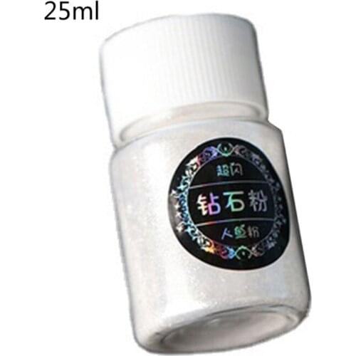 Diamond Powder Handmade Diy Pearlescent Powder Glitter Clear Crystal Epoxy AB Glue Color Matching Material Package