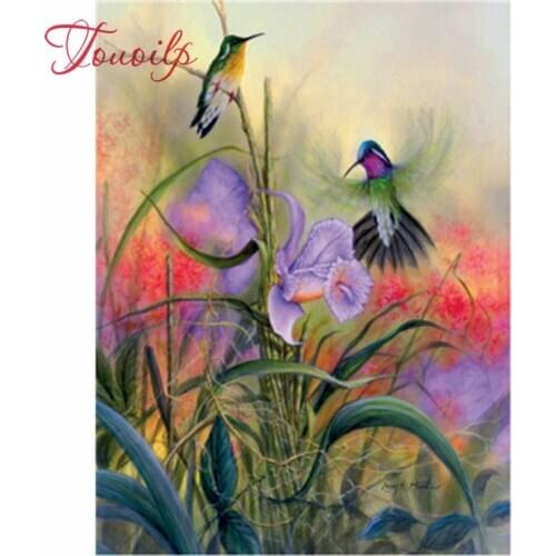 Diamond Painting Hummingbird Full Square round Drill Diamond Mosaic diamond embroidery sale Cross Stitch Kit Home Decoration