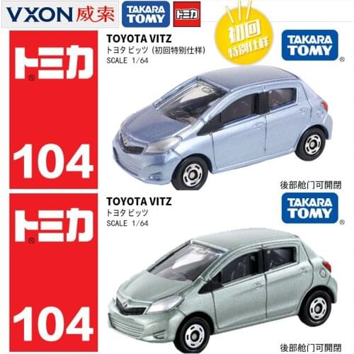 Alloy Car 104 Toyota Vizi Blue First Edition 392477 Toy 1:64