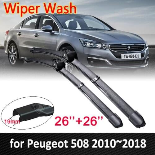 Car Wiper Blades for Peugeot 508 508RXH 508sw 2010 2011 2012 2013 2014 2015 2016 2017 2018 Windscreen Wipers Car Accessories