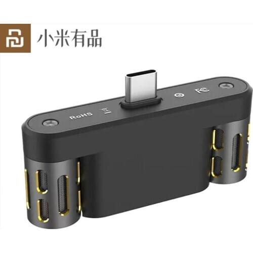 Youpin Mini Radio Receiver Wireless Radio Mini Recorder 9 Meters Recording Intelligent Dual Microphone For Meeting and Office