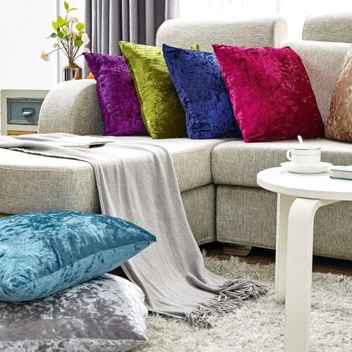 Pillow Cover Velvet Decorative Pillows for Sofa Living Room Car Kussenhoes Soft Cushion Cover Housse de Coussin