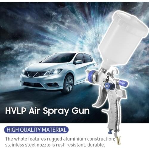Gravity Feed Air Spray Gun HVLP Sprayer Paint Gun with 600ML Cup 1.4mm Nozzle for Painting Car Furniture Wall