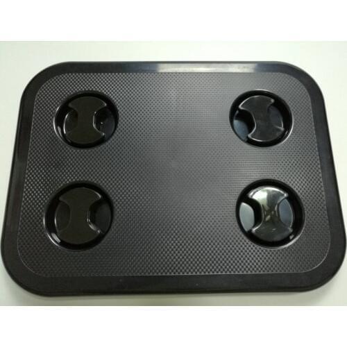 Boat RV Motohome Access Inspection Deck Hatch Black L17.3 inch W13.0 inch 0550B