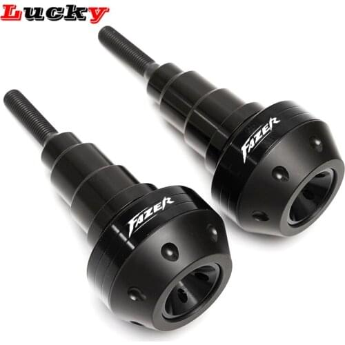 Logo "FAZER" For YAMAHA FZ1 FAZER FZ6 FZ6S FZ8 Motorcycle Falling Protection Frame Slider Fairing Guard Anti Crash Pad Protector