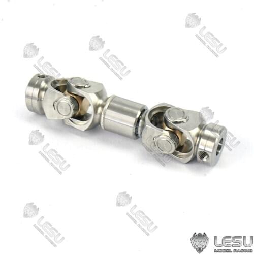 LESU Metal 58-64MM Drive Shaft for 1/14 DIY Scania MAN HINO700 King TAMIYA RC Tractor Truck Dumper Model
