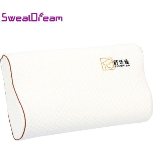 Memory Foam Bed Orthopedic Pillow for Neck Pain Sleeping with Pillowcase 50*30cm Cervical Neck Pillow Slow Rebound Pillows