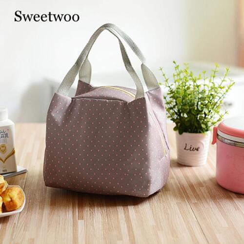 Outdoor Camping Lunch Bag Thermal Food Lunch Picnic Bag Women Cooler Insulated Lunch Thermal Bags Picnic Basket Cooler Box