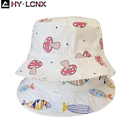 Spring Summer New Baby Lightweight Breathable Bucket Hat Boy Cotton Fashion Sun Hat Girl Outdoor Travel Child Fisherman Hat