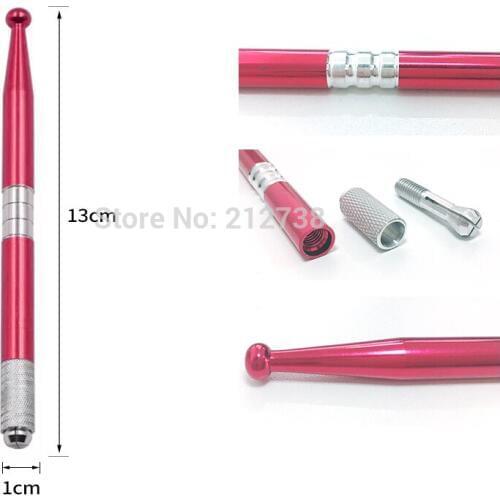 Permanent eyebrow tattoo pen microblading tattoo eyebrows permanent eyeliner tebori pen with 2blades