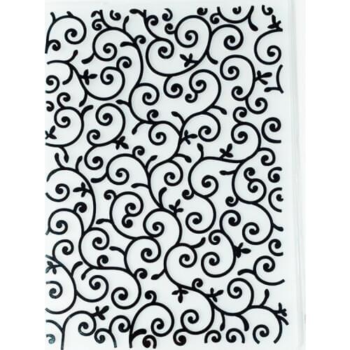 YLEF078 Vine Plastic Embossing Folder For Scrapbook Stencils DIY Photo Album Cards Paper Making Decoration Scrapbooking Tools