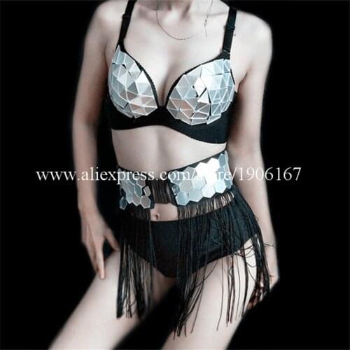 Factory Direct Sale Evening Lady Sexy Bra DS Models Ballroom Shorts Costume Clothes Belts Performance Clothes