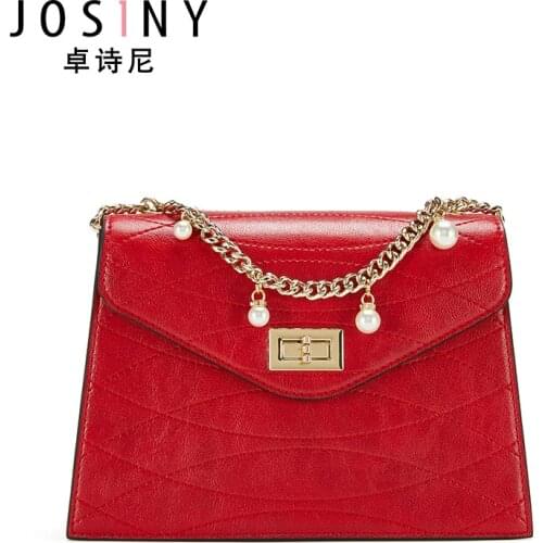 JOSINY Messenger Bag For Women Ladies Handbag With Chain Shoulder bags Retro Casual