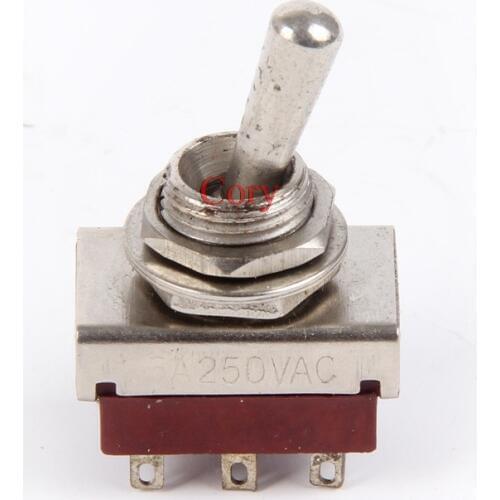 KN32 toggle switch and rocker switch 2 Position ON-ON 12mm Mount 6 pin 2 way DPDT 5A AC 250V CZYC